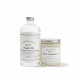 Eaglecreek Boards wood care maintenance set with fractionated coconut oil and beeswax conditioner for kitchen boards