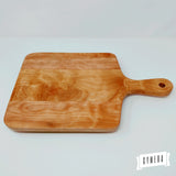 Solid 18" birch wood cutting board with paddle. - Eaglecreek Boards