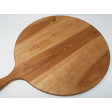 Round Birch Cutting Board with Paddle - Eaglecreek Boards