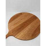 Round Birch Cutting Board with Paddle - Eaglecreek Boards