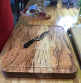 The "Workhorse" Extra Large Solid Maple Chop Block Cutting Board - Eaglecreek Boards