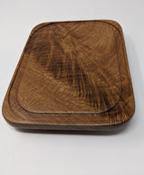 Small 10" x 8" x 3/4" Rectangular White Oak Board with Juice Groove - Eaglecreek Boards