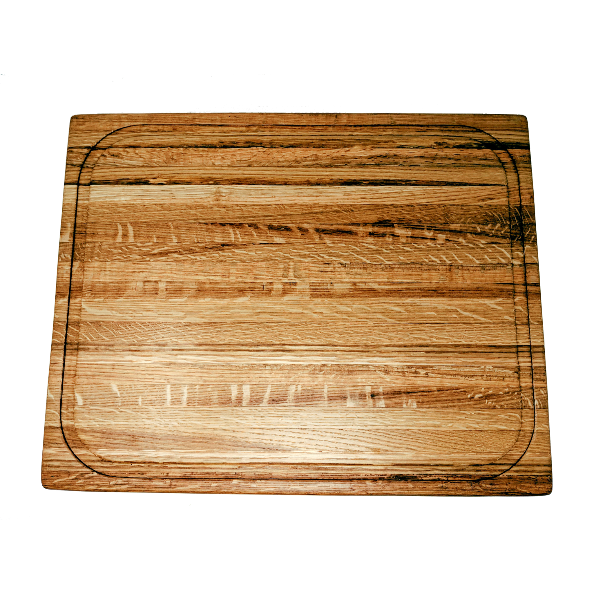 Cutting Board--Thick Large Stripes Board – Foxcreek Baskets