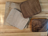 Small 10" x 8" x 3/4" Rectangular White Oak Board with Juice Groove - Eaglecreek Boards