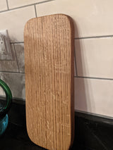 16" x 7" x 3/4" Rectangular Oak Board