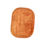 Small 10" x 8" x 3/4" Rectangular Birch Board with Juice Groove - Eaglecreek Boards