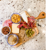 Solid 18" birch wood cutting board with paddle. - Eaglecreek Boards