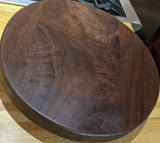 Stunning 18"  Round Face Grain Cutting Board