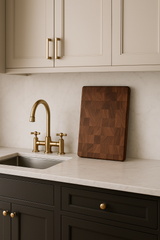 Stunning End Grain Large Rectangular Walnut Wood Cutting Board