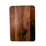Eaglecreek Boards rectangular hardwood cutting board featuring a rich, multi-toned natural wood grain pattern.