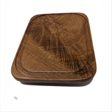 Eaglecreek Boards rectangular solid wood cutting board with a juice groove and rich natural grain finish