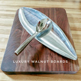 Rectangular Black Walnut Cutting Board 12" x 18" x 3/4" - Eaglecreek Boards