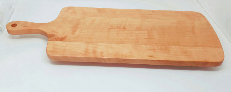 Beautiful solid wood cherry paddle cutting board - Eaglecreek Boards