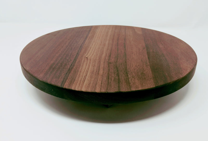 Small round walnut cheese board - Eaglecreek Boards