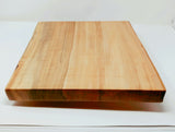 Hand carved rustic live edge maple wood cutting board - Eaglecreek Boards