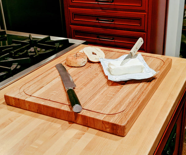 Butcher Block Cutting Boards available in Walnut, Cherry, Maple, Oak, Birch, or a combination of them. - Eaglecreek Boards