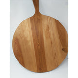 Round Birch Cutting Board with Paddle - Eaglecreek Boards