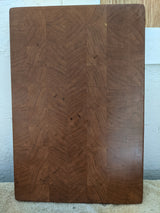 Premiere solid cherry hardwood end grain cutting board 18" x 12" x 1 3/4"