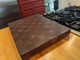Large Rectangular Walnut, Maple, Cherry, Oak End Grain Wood Cutting Board